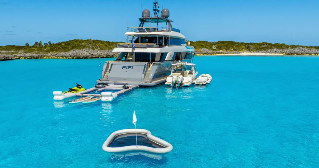 FunAir Superyacht Inflatables on MY FiFi
