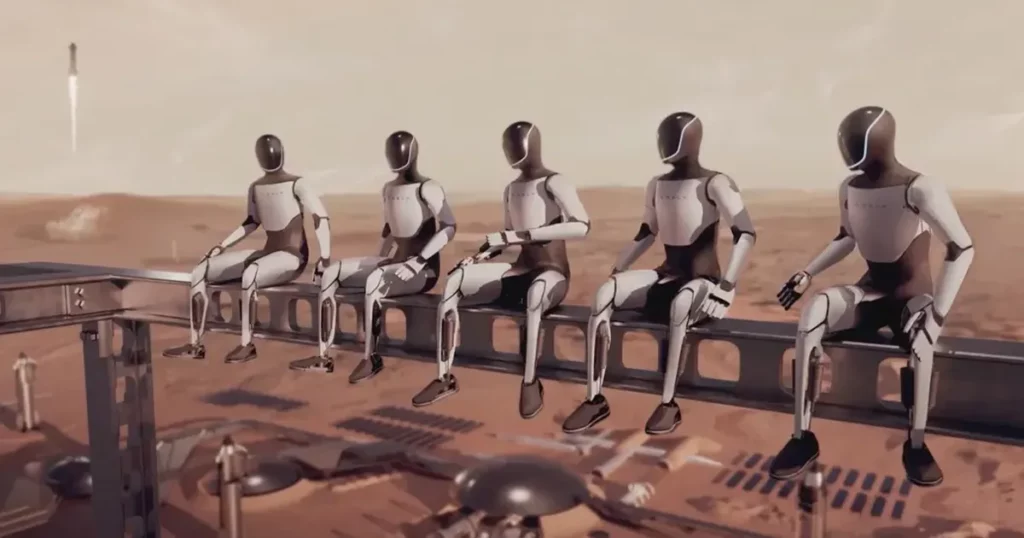 Tesla Optimus robots