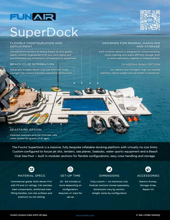 FunAir SuperDock Spec Sheet
