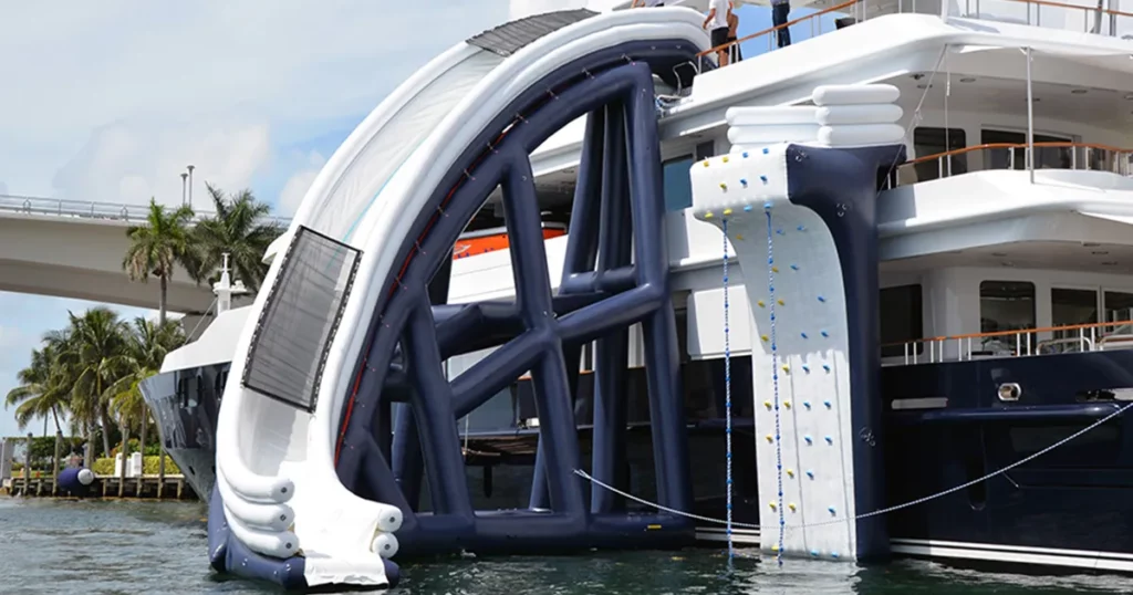 Curved Yacht Slides