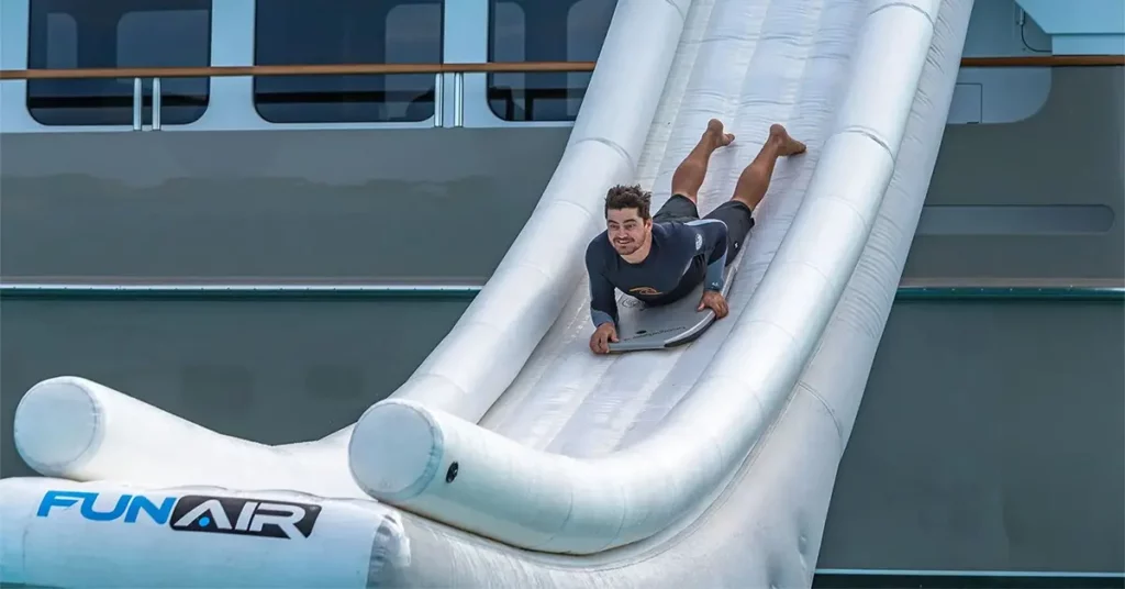 FunAir superyacht toys Yacht Slides