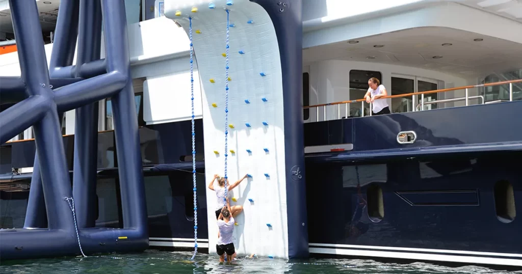 Water Entry Climbing Walls