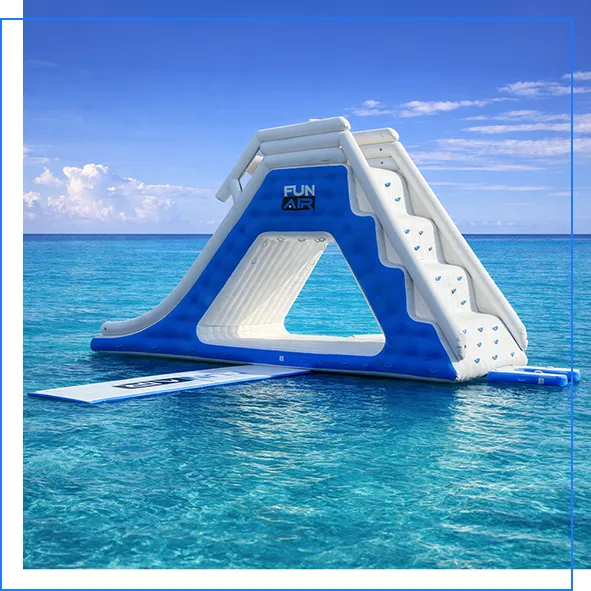 FunAir Apex Extreme Slide climbing faces