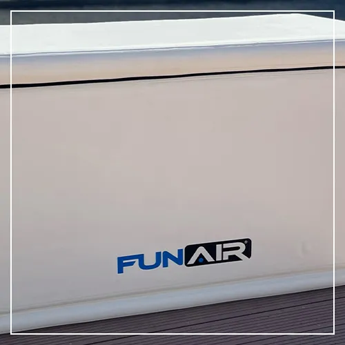 FunAir Beach Bar can be branded to your yacht
