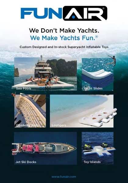 FunAir Inflatable Yacht Toy Catalogue