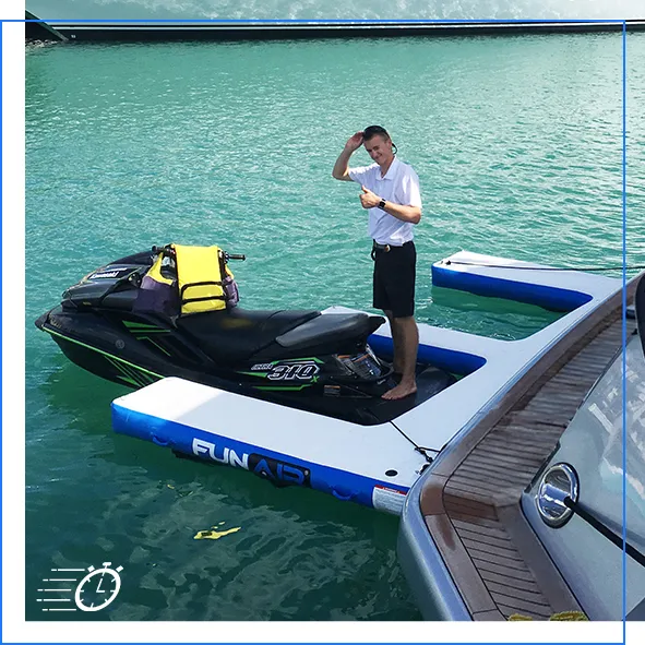 FunAir QuickShip Jet Ski Dock
