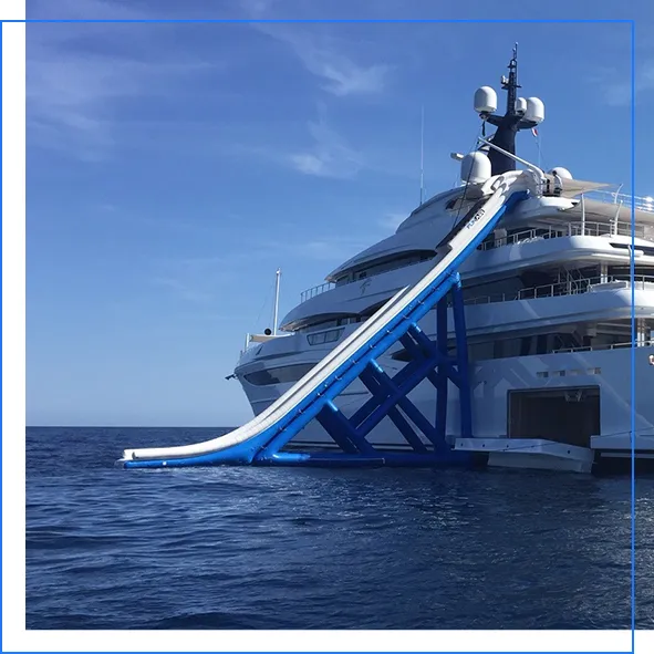 FunAir Self Lifting Yacht Slides