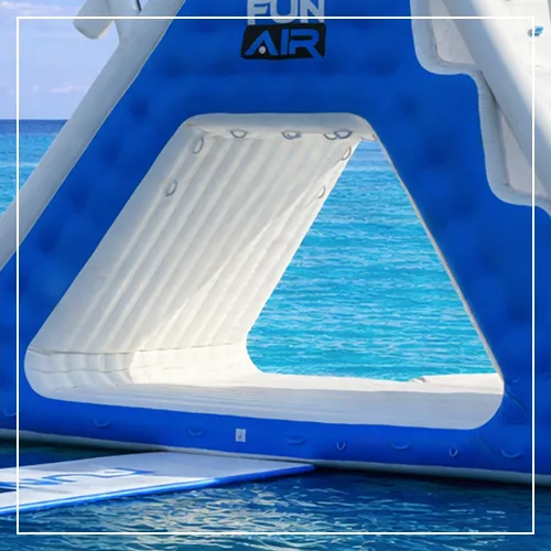 Hangout space below the Apex Extreme Slide