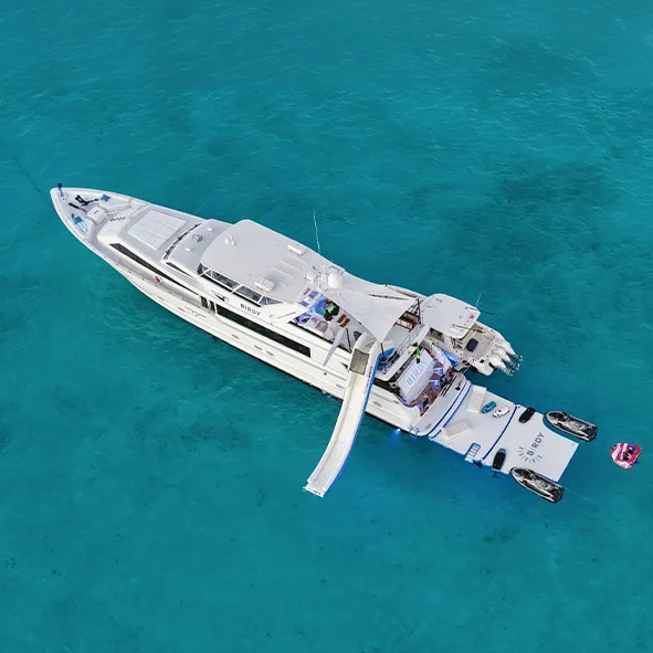 FunAir FunYacht charter superyacht Birdy Life on Deck