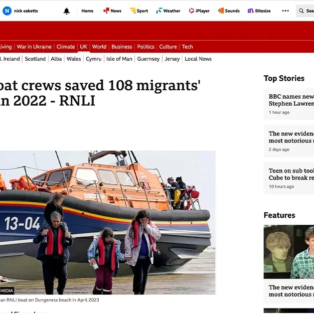 BBC_ FunAir’s Rescue SeaStairs Helps RNLI Save Lives in the English Channel