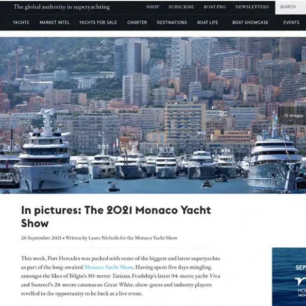 Boat International_ FunAir at the Monaco Yacht Show 2021