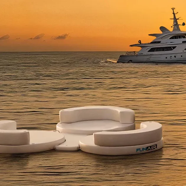 Can the Club Chaise Island go on Beach Club Sea Pools, swim platform extensions or inflatable platforms too