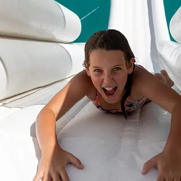 Do your slides come with a sprinkler system