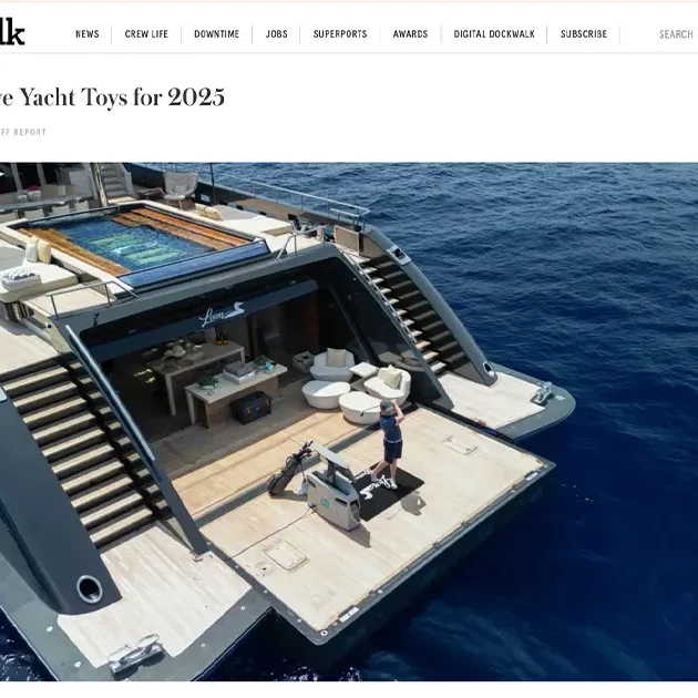 Dockwalk FunAir named in the top 10 yacht toys for 2025