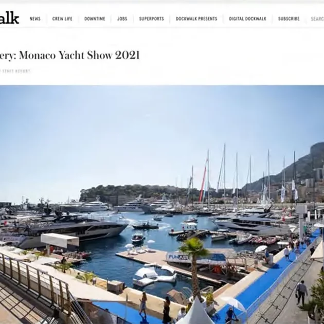 Dockwalk_ FunAir Prominently Featured at Monaco Yacht Show 2021