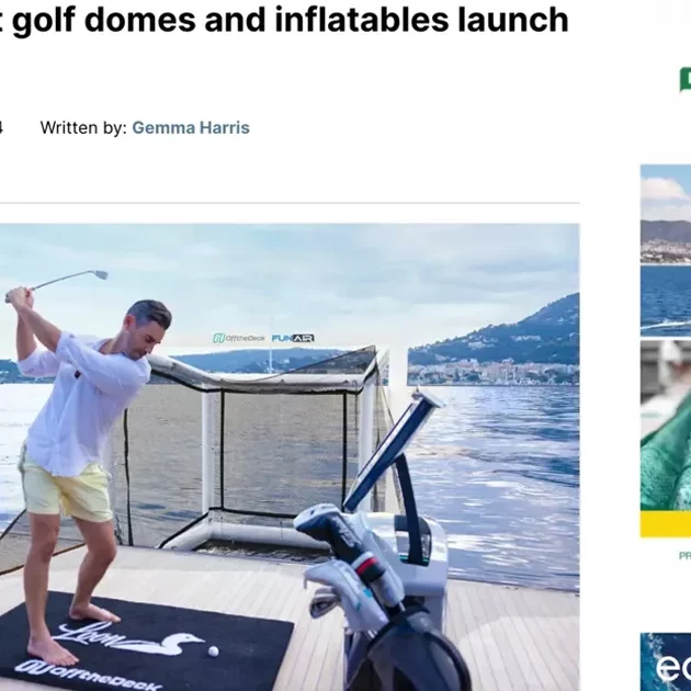 Marine Industry News FunAir Expands Their Luxury Inflatable Line with New Product Launch