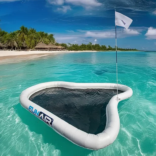 What size is a FunAir yacht golf green