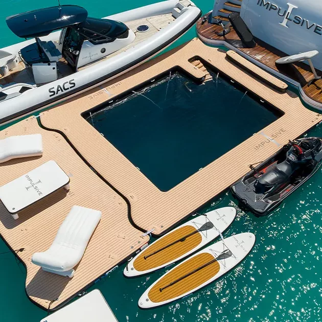 What size sea pool do I need for my yacht
